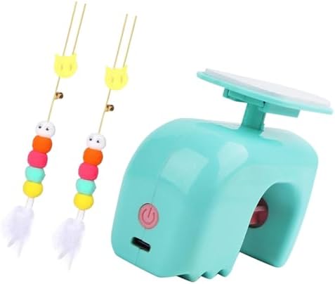 Smart Interactive Teaser Auto Retractable Hanging Door Mounted Entertainment for Active Felines Fitness Hanging Door Puss Teaser