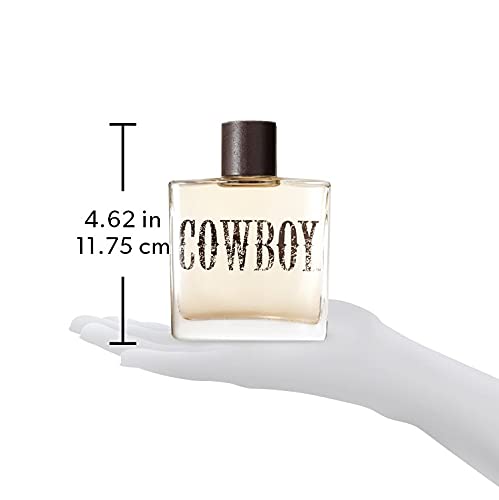 Tru Western Cowboy Men’s Cologne Spray, Woody, Spicy, Earthy Scent with Juniper, Fresh Moss, Pepper, Sage & Mahogany Woods, 3.4 fl oz (100 ml)