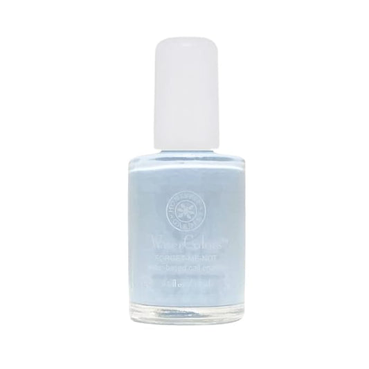 Honeybee Gardens Water-Based Nail Enamel, Forget Me Not, Matte Opaque Light Pastel Blue, Eco-Friendly, Odorless & Vibrant Polish, 0.5 fl oz