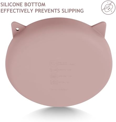 Coomazy Slow Feeder Cat Bowl Silicone Pet Puzzle Feeder for Slow Eating