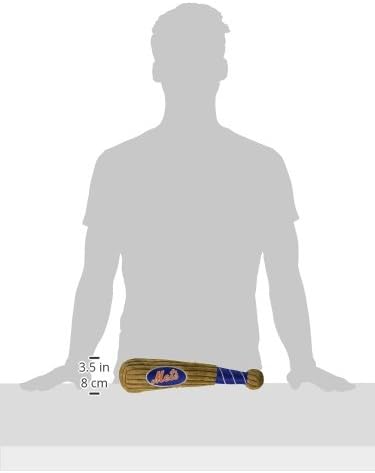 MLB New York Mets Baseball Bat Toy for DOGS & CATS. Soft Corduroy Plush Dog Toy with Inner SQUEAKER, MLB Chew Toys for Dogs or Cats. Durable Fun Interactive Dog Toy with Team Names and Logo