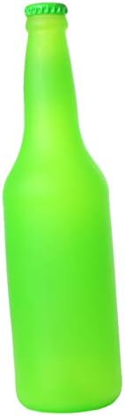 SILLY SQUEAKERS Tuffy 2 Pack Beer Bottle Dog Toy: Squeaky Dog Toy, Washable and Floats, Vinyl