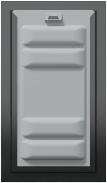 Endura Flap Single Flap Pet Door for Thick Walls | Deep Wall Design up to 13" Thick | Insulating Dual-Layer Flap & Durable Aluminum Frame | Includes Locking Cover | Black, Medium, Single Flap