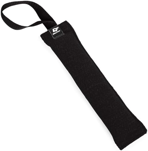 K9 Dog Bite Tug Toy - Made of Durable & Tear-Resistant French Linen - Perfect for Tug of War, Fetch & Puppy Training - Ideal for Medium to Large Dogs - Tough Pull Toy with Strong Handle & Stitching
