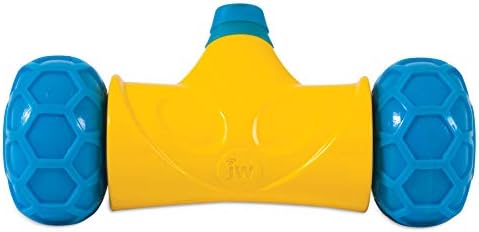 JW Pet 32290 RoboBone Electronic Treat Dispenser, Yelow/Blue