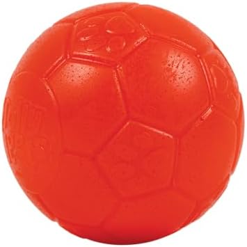 Jolly Pets Mini Soccer Ball Dog Toy, 3 in, Orange - Durable