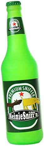 SILLY SQUEAKERS Tuffy Beer Liquor Wine Bottle Dog Toys: Squeaky Dog Toy, Washable and Floats, Vinyl