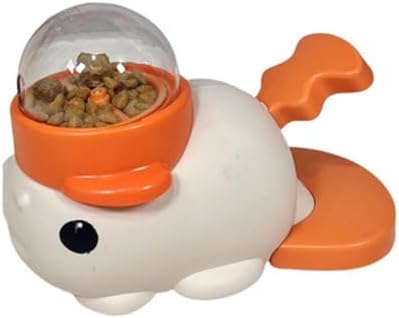 Interaction Dog Treat Dispenser Fish Design Slow Food Feeders for Pet Cats Mental and Weight Management Interaction Pet Feeders