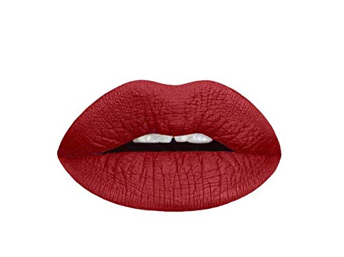 Aromi Maroon Matte Liquid Lipstick | Dark Red Lip Color with Warm Undertones, Bordeaux, Vegan, Cruelty-free, Long-wear (Rich Rosewood)
