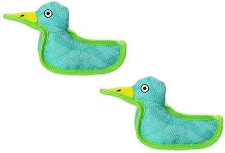 Tuffy® - DuraForce® : 2 Pack Duck Dog Toy: Ultra Durable Plush Toy with Multiple Layers & Reinforced Seams, Washable and Floats, DuraForce® Construction