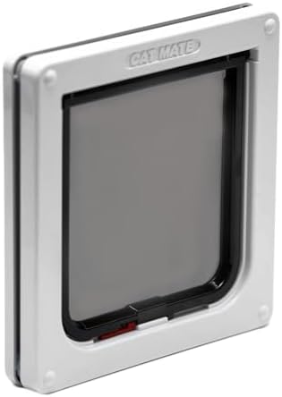 ANI Mate Inc/Cat Mate 304 Small Locking Cat Door Flap - White