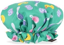 P.L.A.Y. Cute Plush Dog Toys - Splish Splash Bathtime Themed Durable Squeaker Crinkle Toy, Great for Puppies & Small, Medium, Large Dogs - Machine Washable, Recycled Materials (Shower Cap)
