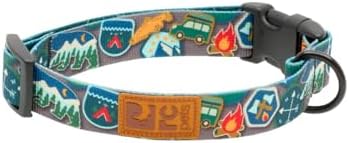 RC Pets Eco Clip Collar | Adjustable, Durable, Earth-Friendly | Large, 1-Inch, Trail Badges