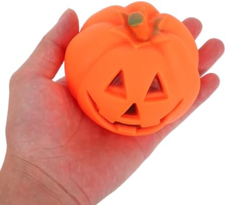 BESPORTBLE 4pcs Pumpkin Squeaky Dog Toy for Aggressive Chewers Funny Halloween Puppy Interactive Play Toys for Small/Medium/Large Dogs