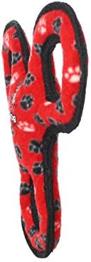 TUFFY® : 2 Pack 3Way Tug Dog Toy: Ultra Durable Plush Toy with Multiple Layers & Reinforced Seams, Washable and Floats, Original Construction