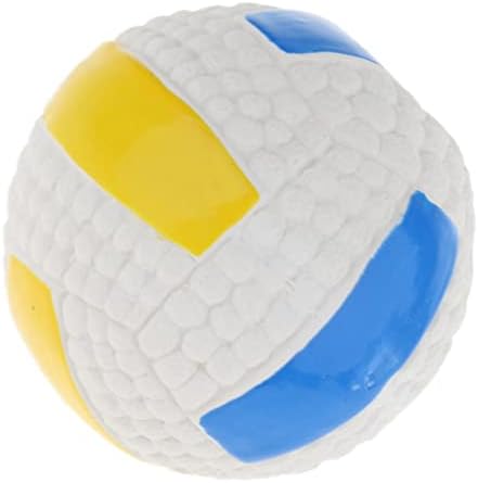 Squeaky Dog Toy Volleyball, Foot Toy for Medium and Large Dogs, Interactive Dog Ball Toy for Chewing, Fetch, Playtime and Outdoor Training, Pet Sound Toy for Dogs