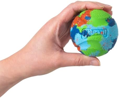 Chuckit! Limited Edition EcoFetch Ball Dog Toy, Medium (2.5 Inch Diameter) Pack of 3, for Breeds 20-60 lbs