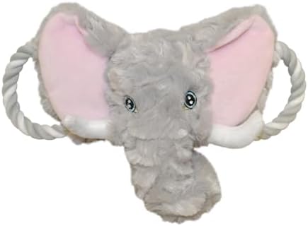 Jolly Pets Tug-A-Mal Elephant Squeaky Tug Dog Toy, Extra Large
