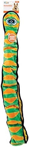 Outward Hound Durablez XX-Large Snake Stuffing-Free Squeaky Plush Dog Toy for Puppies & Dogs - Interactive, Soft Yet Tough, No Mess, Jumbo Squeaker, Long-Lasting Play, 70 inch, Blue