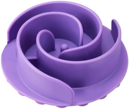 Slow Feeder Dog Bowls Insert, Bestalk Soft Silicone Slow Eating Feeder Insert with Suction Cups for Small, Medium and Large Dogs, Fit into Basic and Elevated Bowls