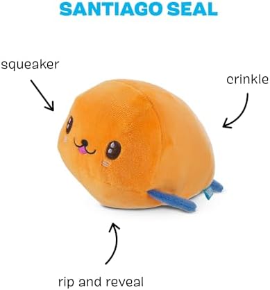 BarkBox Santiago Seal Dog Toy - Toy for Small to Medium Dogs