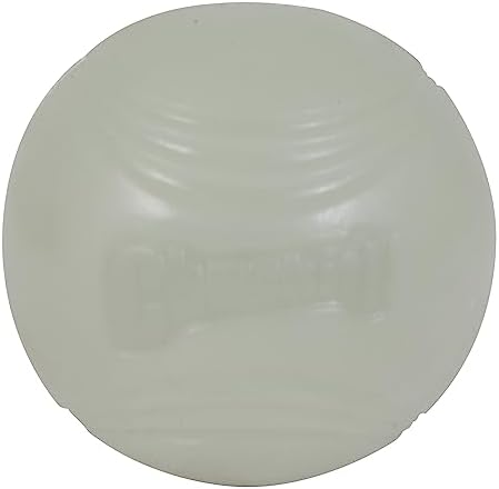 Chuckit! Glow in the Dark Bouncy Ball for Dogs, Dog Toy, Max Glow Balls, 3 Inch, Large (Pack of 12)