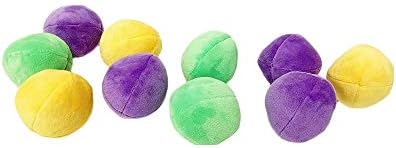 Midlee Hide a Ball Puzzle Dog Toy with 10 Plush Squeaker Balls (Small)