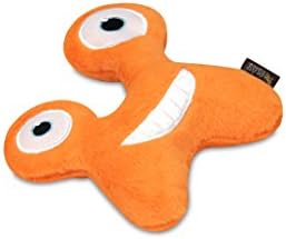 P.L.A.Y. - Monster Toy Collection Chatterbox Monster with Squeaker Pet Toy - Orange