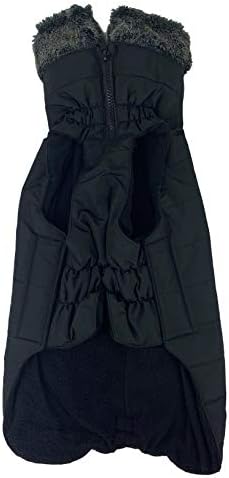Dog Gone Smart Hemlock Puffy Dog Jacket, Black Nebula, 14"