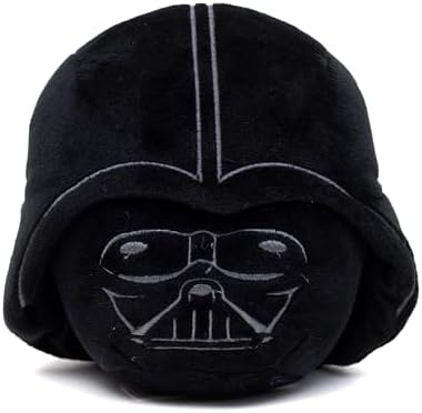 Star Wars Dog Toy, Darth Vader Helmet Black Pet Toy, Plush, 3.5" x 6"