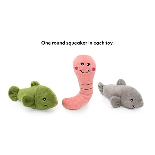 ZippyPaws Burrow - Interactive Dog Toys for Boredom - Hide & Seek, Squeaky Plush Puzzles for Small & Medium Dogs