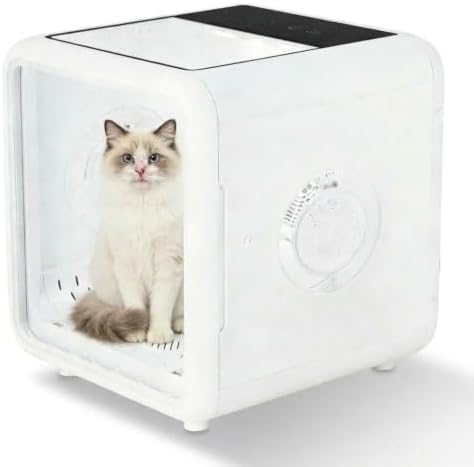 Pet Drying Box 360° High-Efficiency Drying System, 72L Comfort Design, Safety with Smart Temperature Control, LED Control Panel & Smart Auto-Open Door