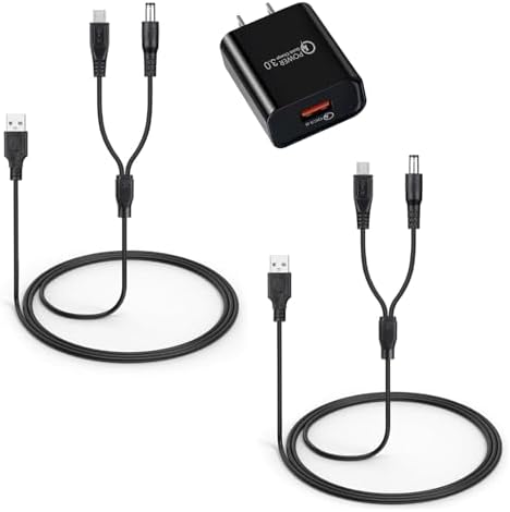 2-Pack Dog Shock Collar Charger for Bousnic Training Collar Charging Cable