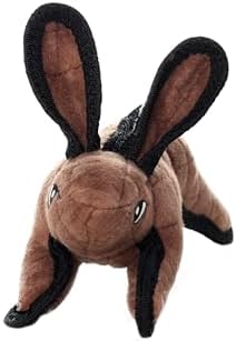 TUFFY® : Jr Rabbit Dog Toy: Ultra Durable Plush Toy with Multiple Layers & Reinforced Seams, Washable and Floats, Original Construction