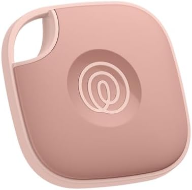 Life360 Tile - Bluetooth Tracker, Keys Finder and Item Locator for Keys, Bags and More. Phone Finder. Both iOS and Android Compatible. 1-Pack (Blush)