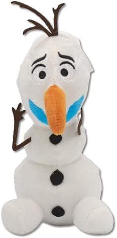 Buckle-Down Disney Dog Toy Frozen Olaf Surprised Sitting Pose Pet Toy Plush