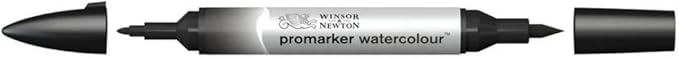 Winsor & Newton ProMarker Watercolor Marker, Lamp Black