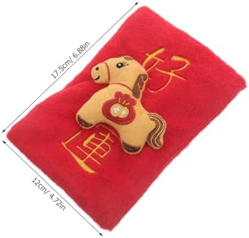 Dog Interactive Toys Plush Red Envelope Pet Toy Food Dispensing Treat Dispenser Slow Feeding for Physical Training and Brain Stimulation Large Medium Small Pets