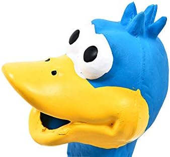 Tamu style Rubber Chicken Dog Toy, 11-Inch Blue Screaming Squeaky Toy
