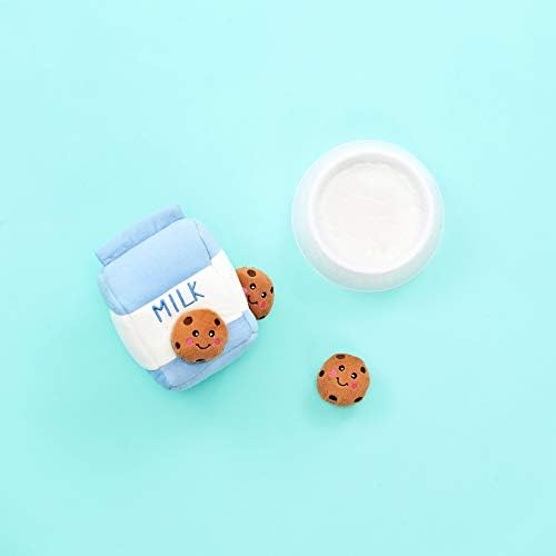 ZippyPaws Burrow Replacement Miniz Squeaky Toy for Enrichment - Cookies