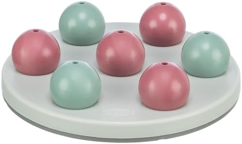 TRIXIE Pet Products Solitaire Game for Cats, White/Blue, 7.75 x 7.75 x 3 in. (4594)