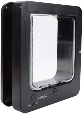 LICAEVEY Smart Cat Door Automatic Sensing with Collar Activated Pet Door