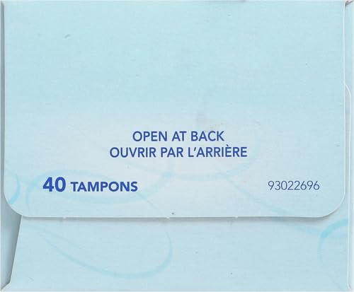 o.b. Tampons Super Plus | Non-Applicator | Unscented | 40 Count | Pack of 2