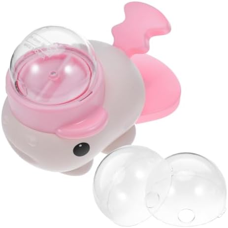 Healifty Dog Treat Dispenser and Rotating Food Dispensing Whale Shaped with Button Press Interactive Fun Slow Feeder Puzzle Portable and Convenient for Dogs for Training at Home