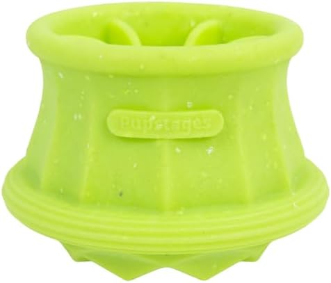 Flex-Force Interactive Treat Dispensing Puzzle Dog Toy for Enrichment, Holds Wet & Dry Food, Wobble Base, Lickable, Freezable & Dishwasher-Safe, Watermelon-Banana Scent, All Breeds, 4.3"