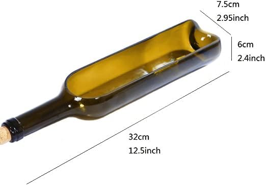 Wine Bottle vase not Included Hanger, only Bottle, Add Your Like Flowers, Plant(1PC Coffee)