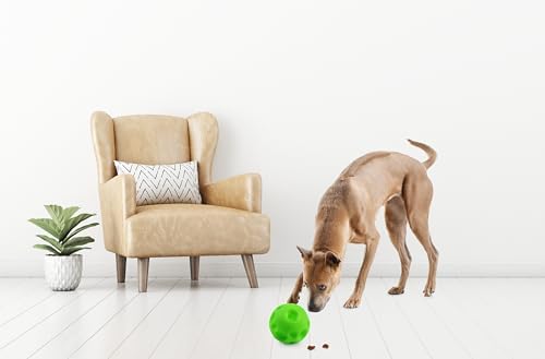Omega Paw Giggle Tricky Treat Ball Large, Dog Toy, Treat Dispensing Toy