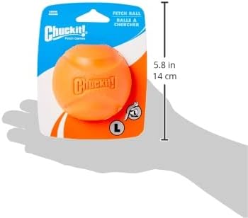 Chuckit! High-Bounce Rubber Fetch Ball Dog Toy, Large 3in, for Big Dogs