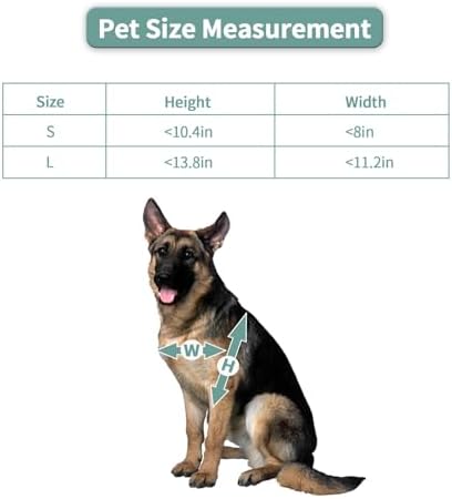 Lessmon Large Magnetic Locking Dog Door, 16.9x14in, Size L | Durable & Weatherproof, Easy DIY Installation, Magnetic Security Lock, Fits Medium to Large Pets