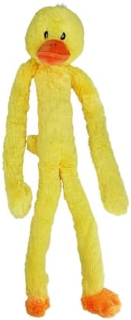 Multipet's Swingin Slevin XXL Oversized 30-Inch Yellow Duck Plush Dog Toy